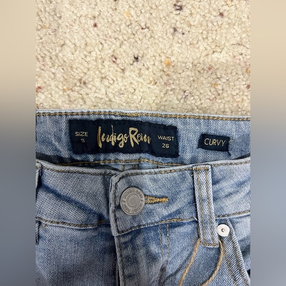 Indigo‎ Rein distressed jeans NEW NWT 5 26 curvy - Picture 3 of 7